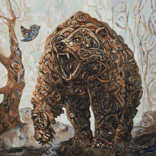 Artos (Steampunk Bear) print